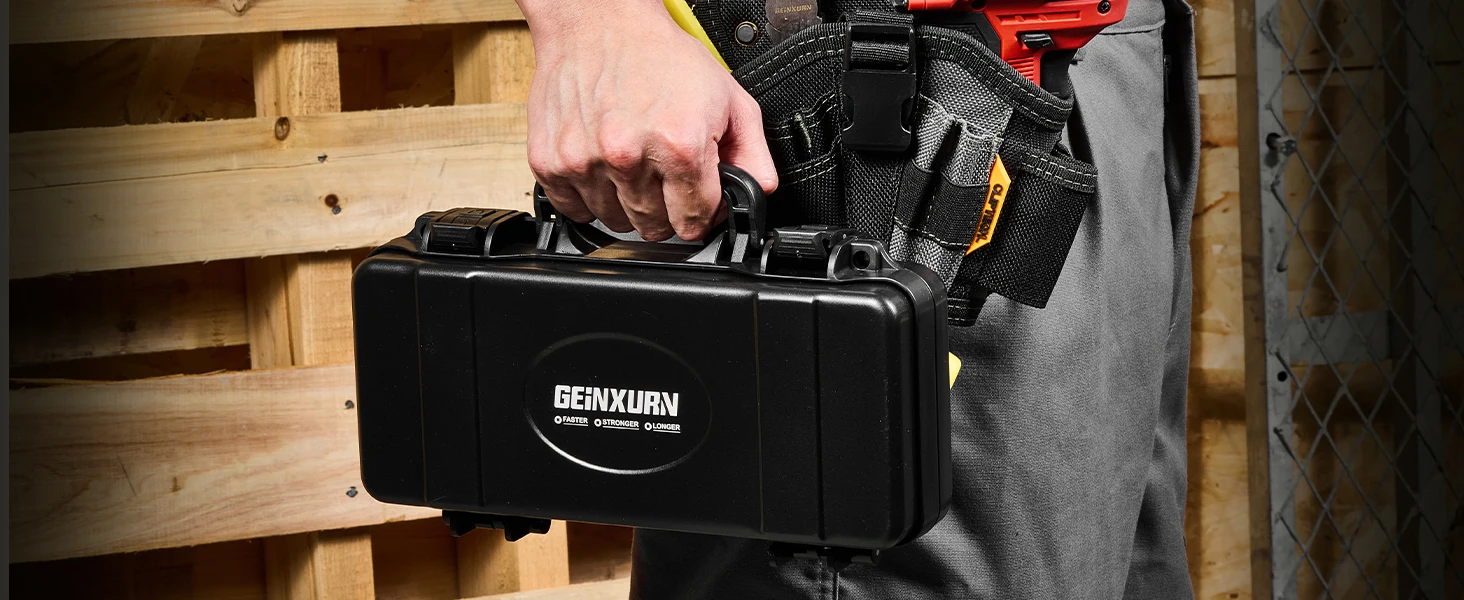 Geinxurn 39-teiliges Werkzeugset, Hochleistungs-Werkzeugkasten, S2-Stahl-Bits, Mini-Ratschenschlüssel, Stufenbohrer, Zangen & Ratschenschraubendreher für Heimwerker – Detail 6