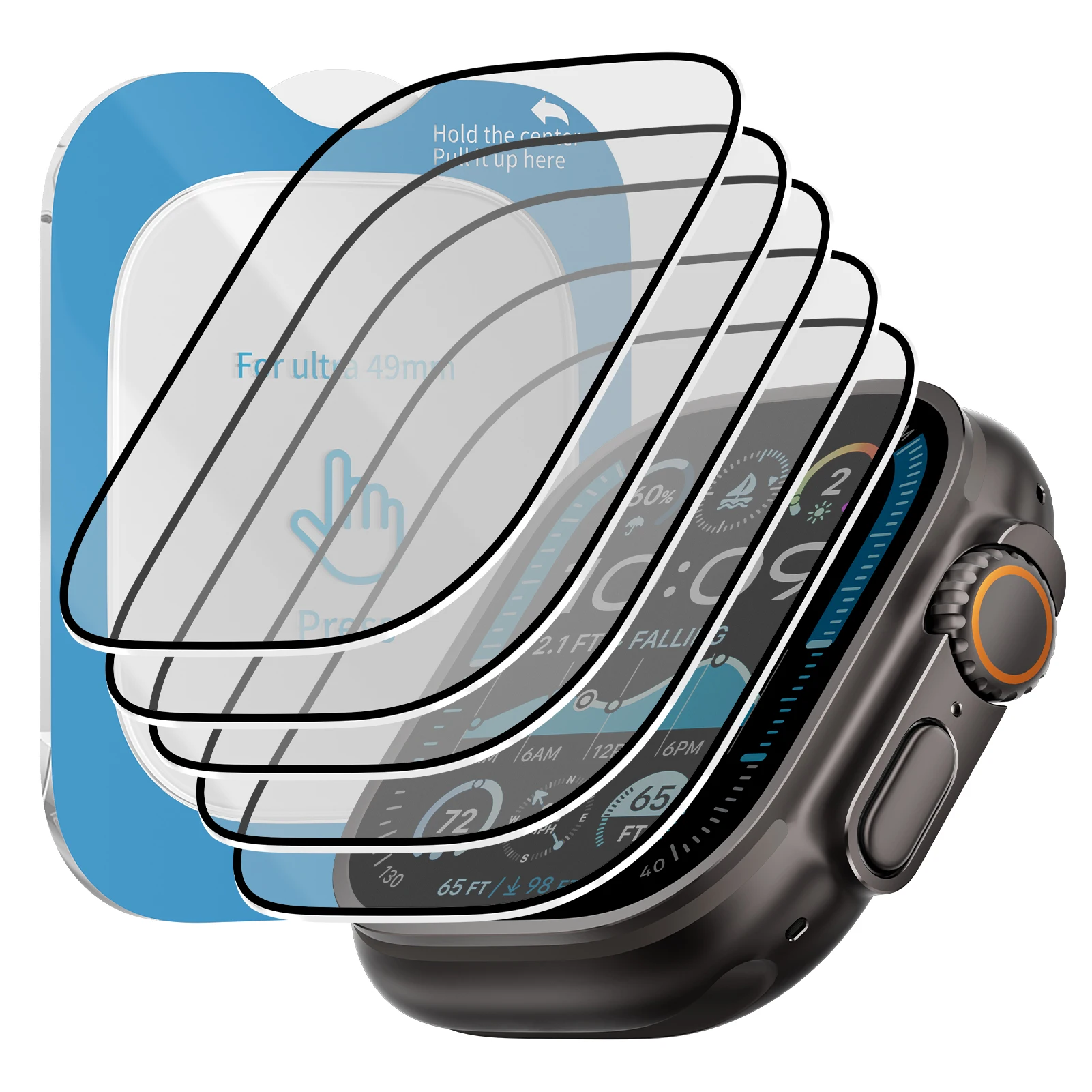 Waterproof Tempered Glass Screen Protector with Auto-Alignment Installation