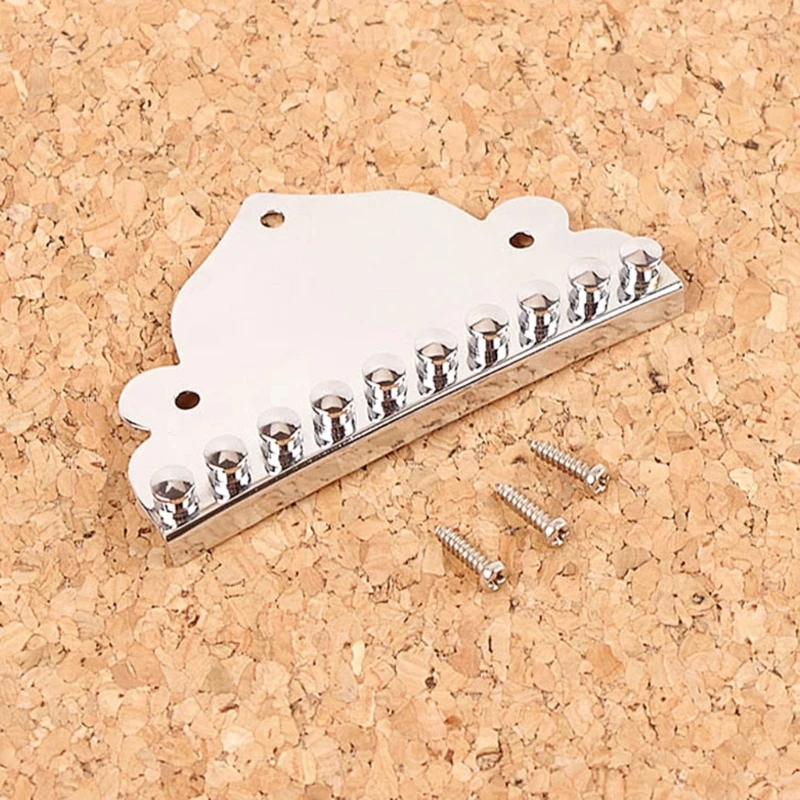 3.6x2.4inch Mandolin Tailpiece Replacements Kit for 10 Strings