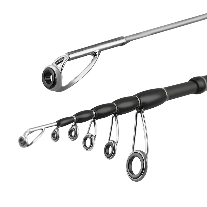 TAIYU 1.5/1.68/1.8 متر تلسكوبي الغزل الصيد رود خفيفة الوزن ألياف الكربون LF لينة تلميح 32 سنتيمتر مقطع قصير جدا الصيد رود