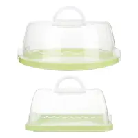 Pie Cake Carrier with Lid Multipurpose Muffin Tart Cookie Dessert Keeper Cake Stand for Picnic Party Cookies Cupcake Kitchen 2