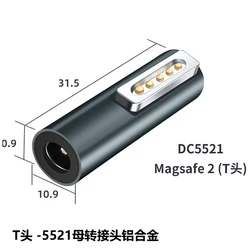 High - Speed Magnetic USB - C Charging Adapter - PD Fast Charge Magnet Plug (For magsafe 2 T)