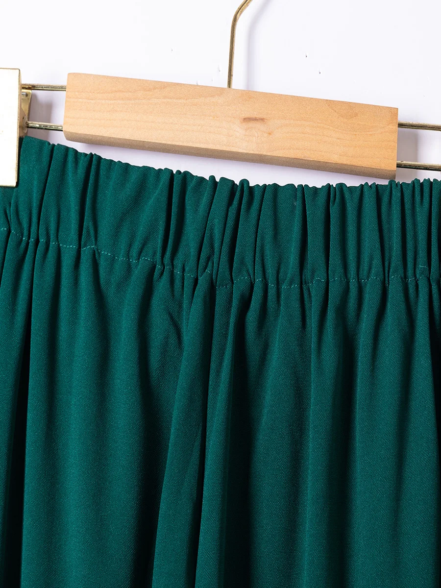 Finjani Women's Pants Fold Pleated Detail Straight Leg Suit Pants Plus Size Baggy Summer Solid Color Pants