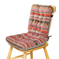 Chair Cushion Pads with Backrest Lightweight Tie up Soft Seat Cushion Pillow for Home Office Kitchen Desk Dining Chair 1