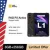 Amecrian Version AGM PAD P2 Active 11” FHD Rugged Tablet P2W Waterproof, Drop-proof, 8GB+256GB, Android 14, G99, Widevine L1 1