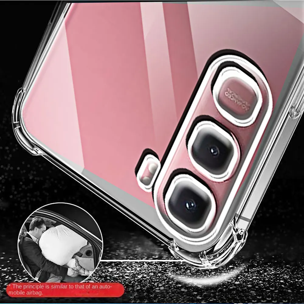 Shockproof Transparent Clear Soft TPU Protective Phone Case