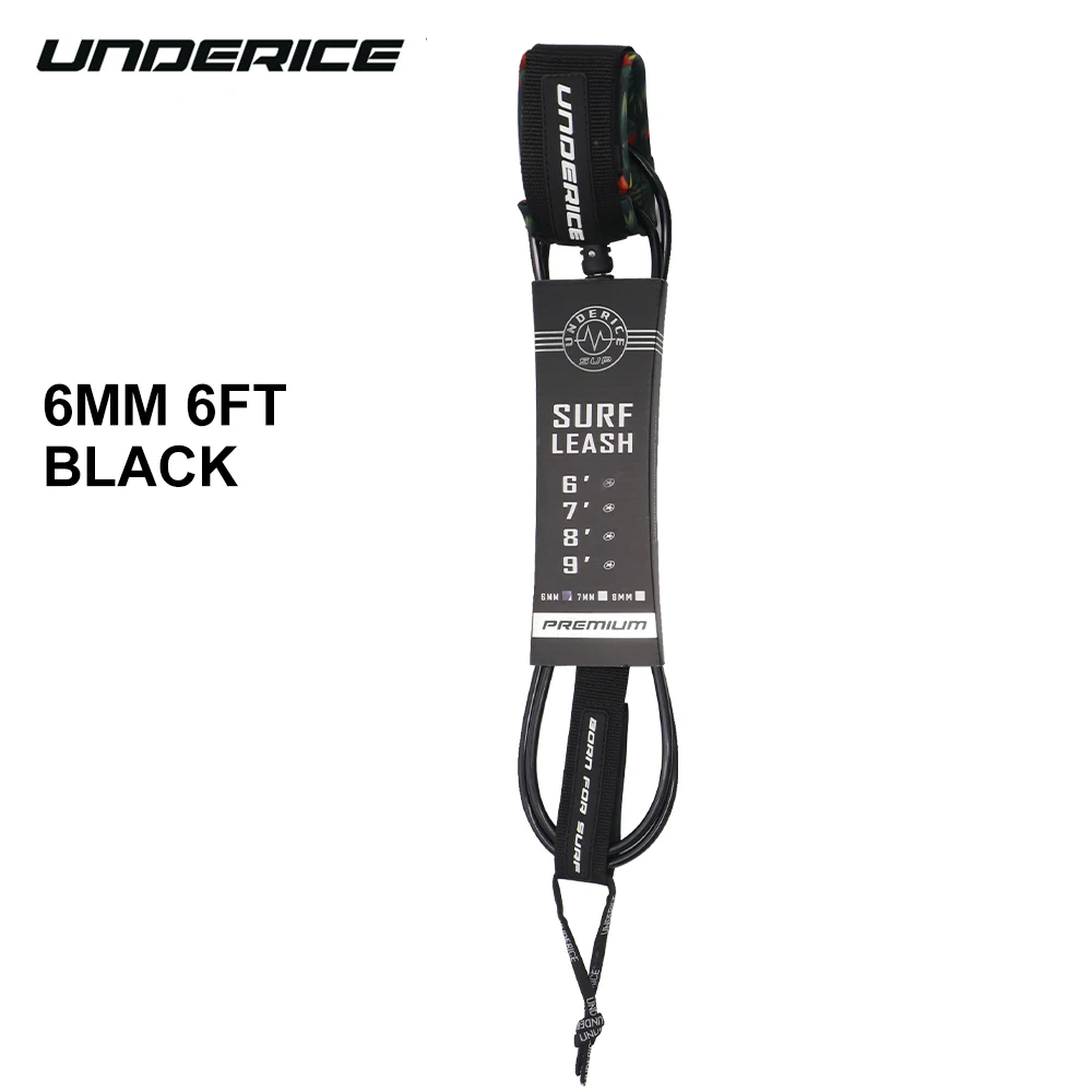 Premium Surfboard Leash: Durable TPU, Stainless Swivels,