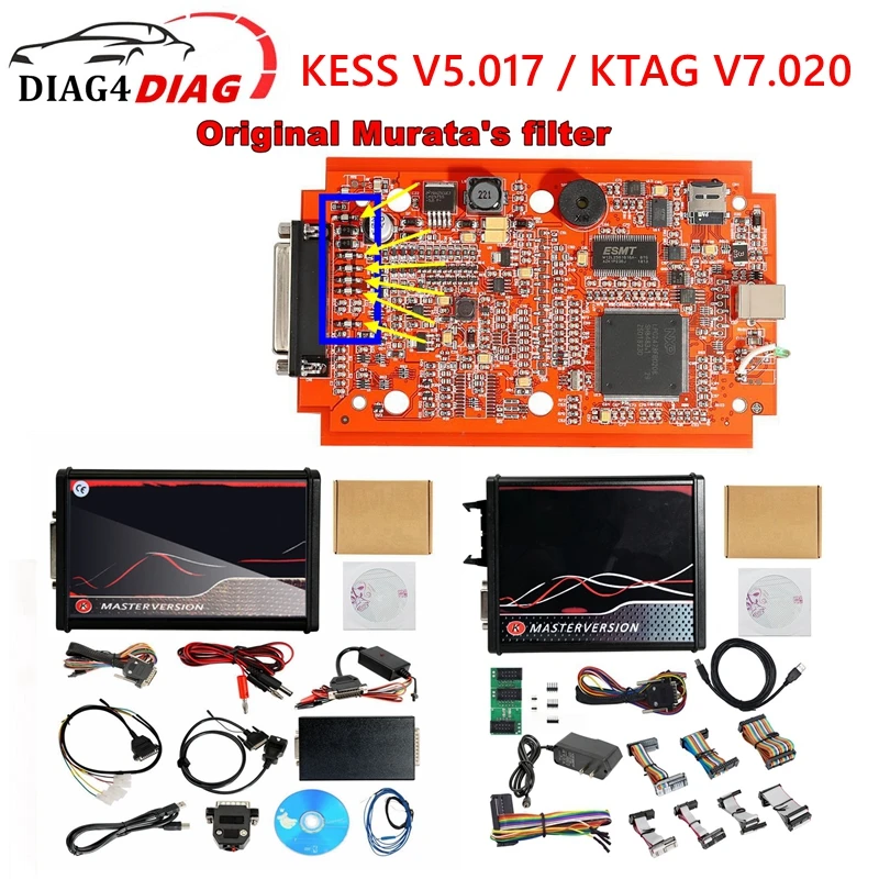 Filtro Originale Di Murata Di Alta Qualità Kess V5.017 Ktag V7.020 Online Unlimited Eu Red Kess Ktag Obd2 Car Ecu Chip Tuning Kit