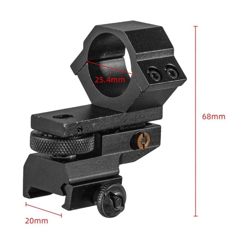 25.4mm Ring Low Profile Double Nails Adjustable Windage Elevation Rifle Scope Mount Laser Sight Flashlight Clamps Hunting Holder rifle scope mount rifle scope mount ring
