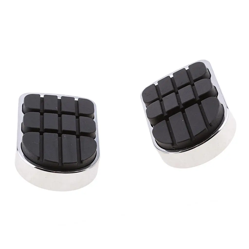 

Chrome and Rubber Rail Brake Pedal for Brake Pedal Pad