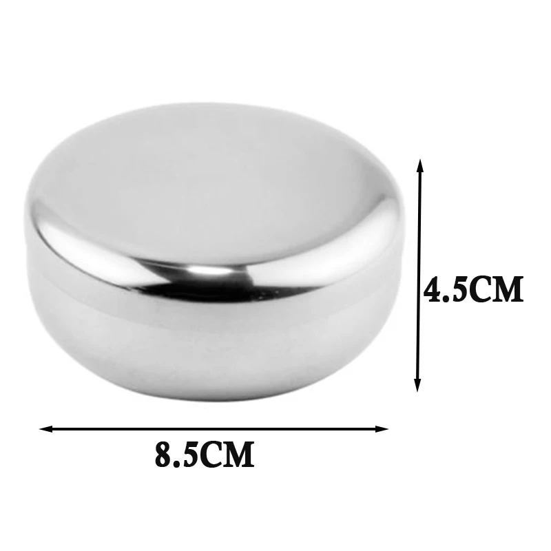 

Rice Korean Stainless Steel Traditional home outdoor camping Bowl Unbreakable Silver healthy safe hot selling 2018 fashion