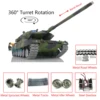 Henglong 1/16 Customized Leopard2A6 Remote Control Tank 3889 With Metal Tracks BB pellets Cannon Retractable 7.0 Version As Gift 1