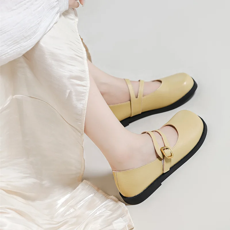 Spring Summer Shoes Women Flats Brand Ladies Mary Janes Shoes Fashion Woman Boat Shoes Plus Size 42 A4716 6