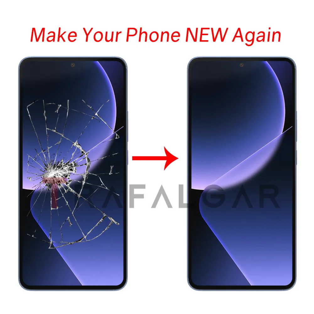 Enhanced Front Screen Glass with OCA Optically Clear Adhesive