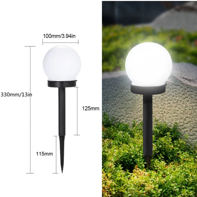 solar post cap lights Outdoor Solar Garden Lights Solar Tube Lights Solar Acrylic Bubble Light Waterproof RGB Color Changing Solar Stake Light solar camping lights Solar Lamps