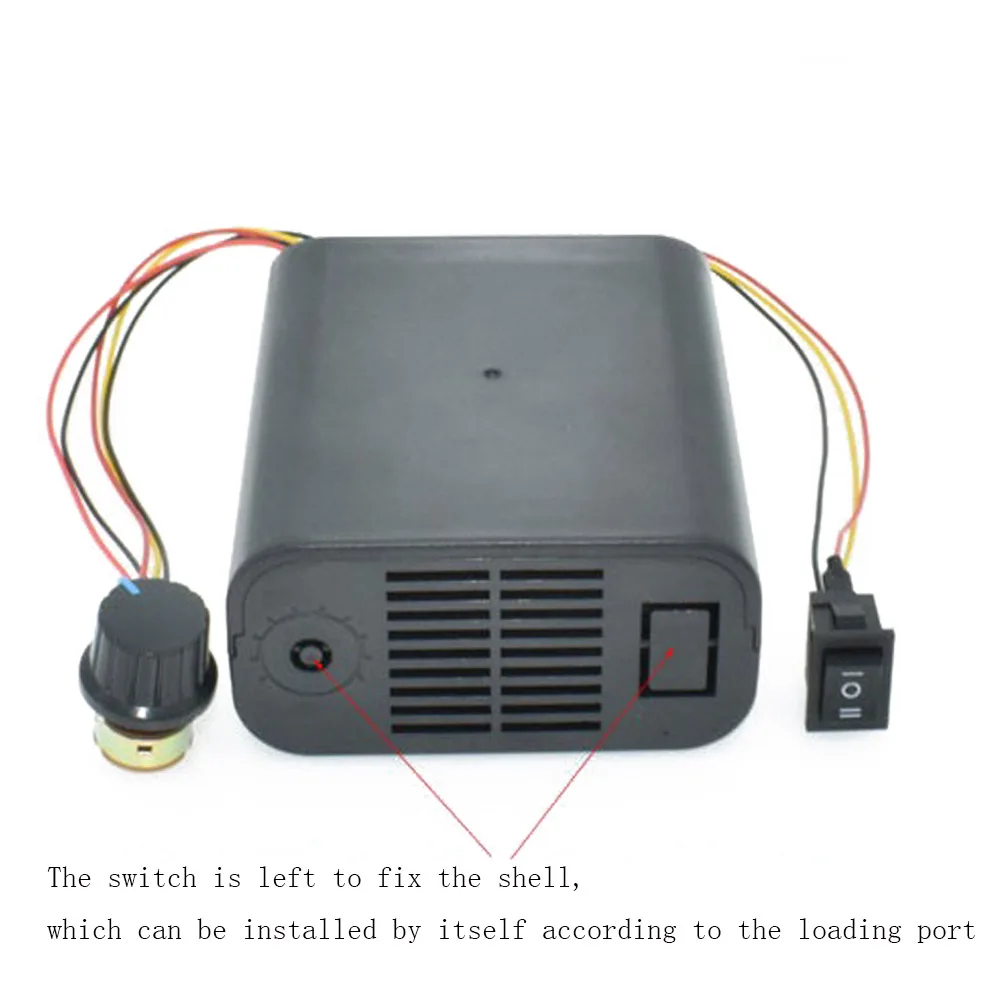 EQ89 모터 속도 컨트롤러, 60A CW CCW 디지털 디스플레이, 0  100% 조절 가능 드라이브, DC 10V  55V, 후진 및 후진 모터 거버너