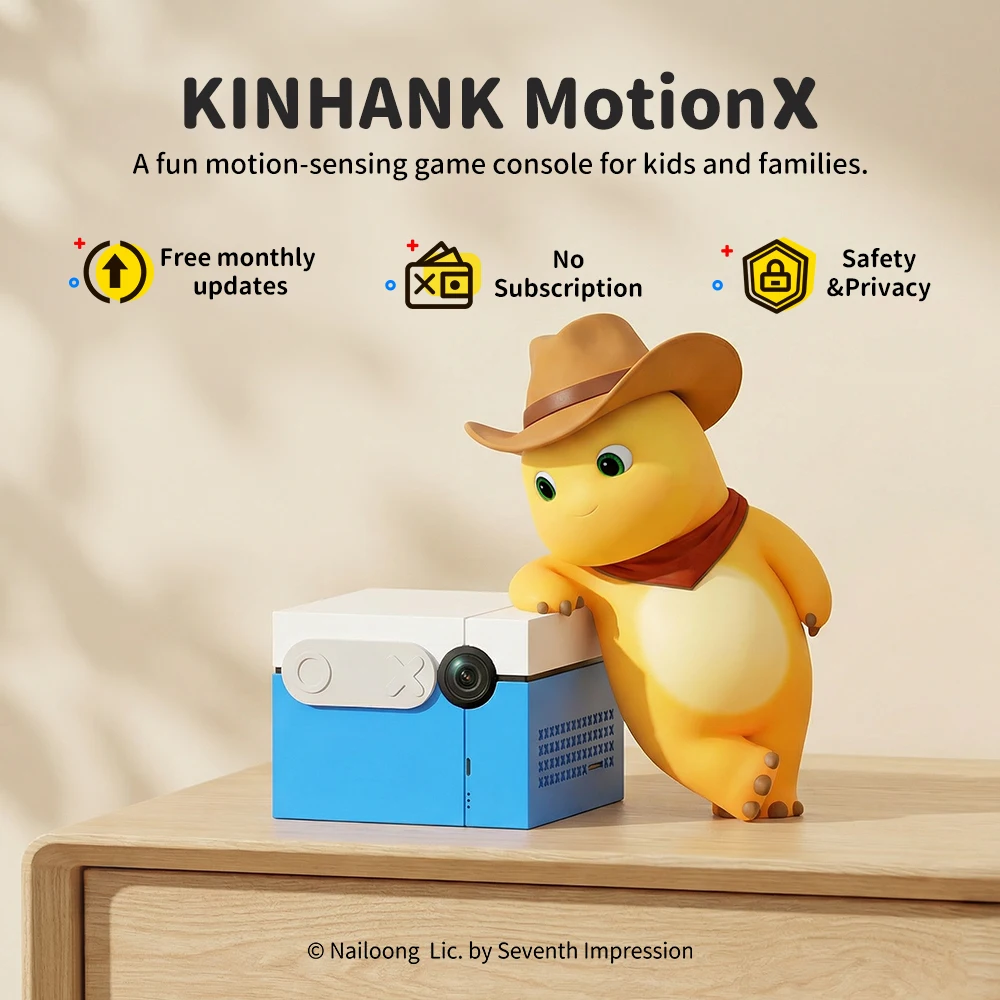 KINHANK MotionX Video Game Consoles with 40+Games for Kids