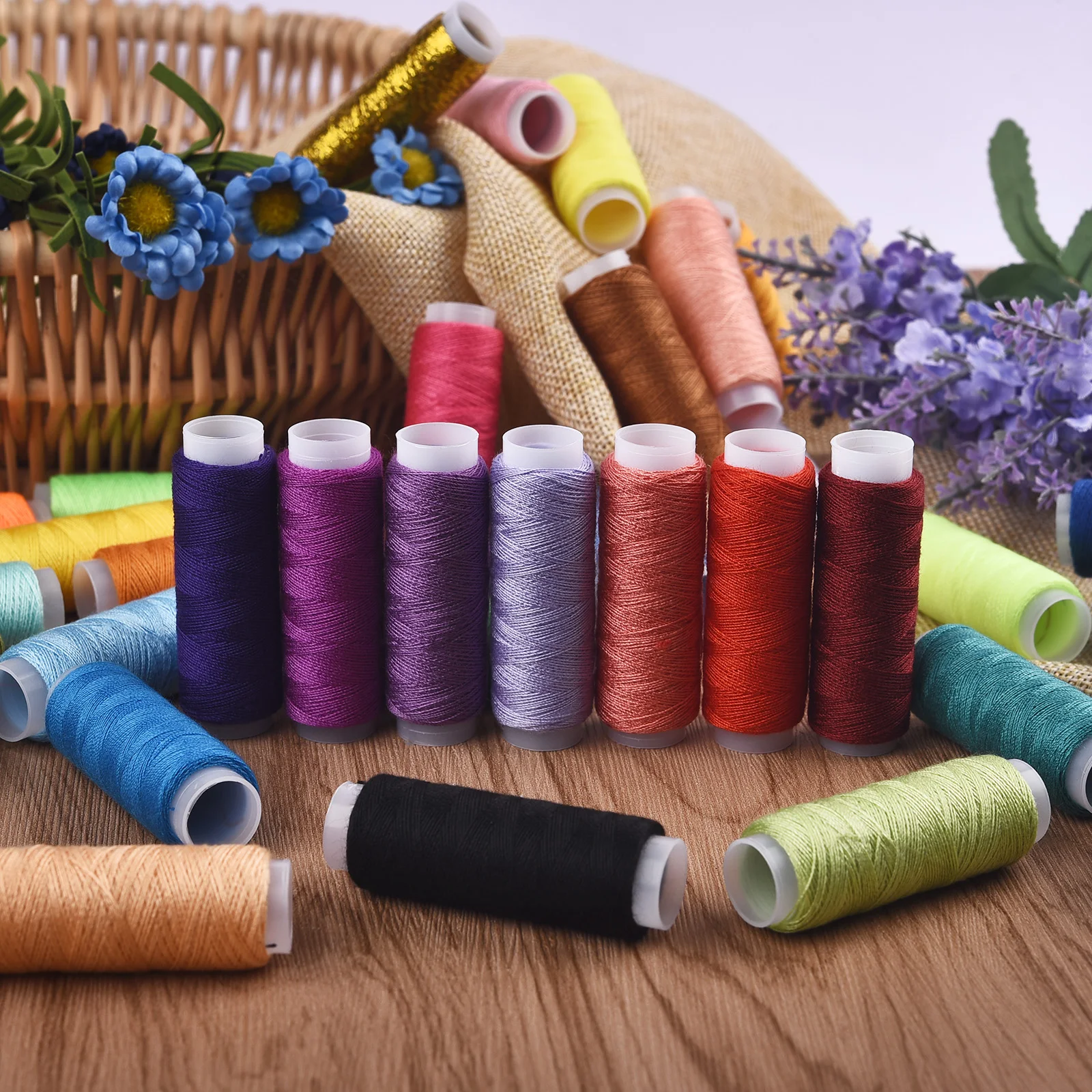 Colourful 100% Linen Thread 120m/roll Twine Cords For Sewing Knitting  Embroidery Crochet Accessory Diy - Thread - AliExpress