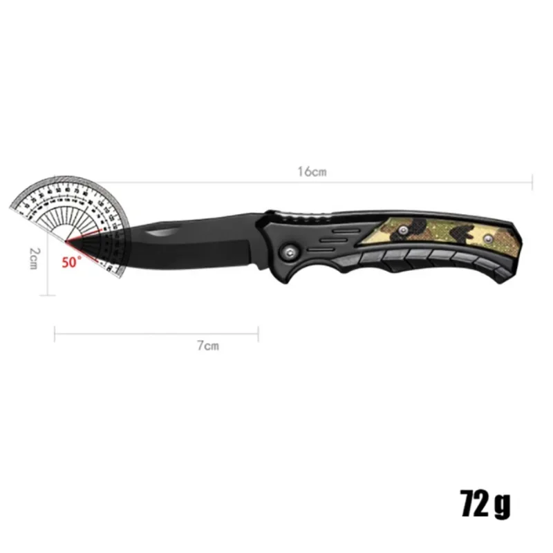 Stainless Steel Folding Knife Fillet Knife Fishing Boat Fishing Accessories with Easy To Carry Camping Meat Cutting PP Handle 6