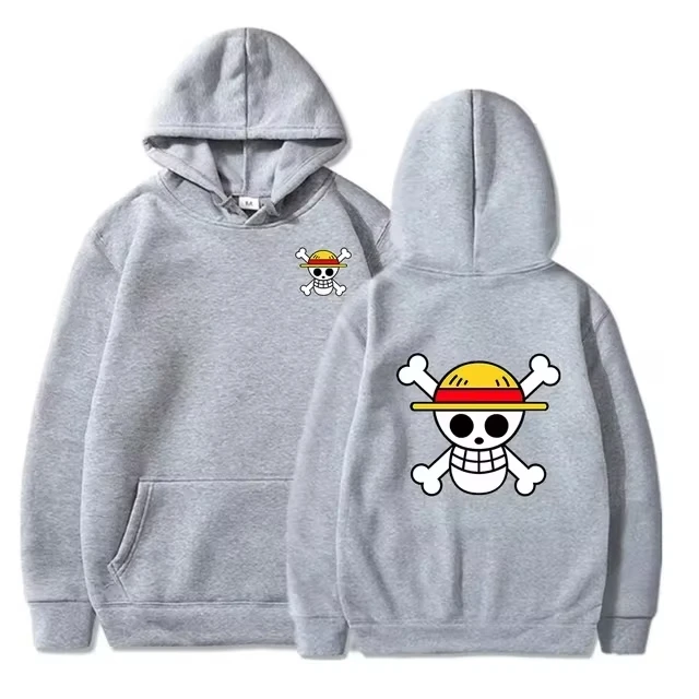 Anime One Piece Hoodies Men and Women Autumn Winter Casual Pullover Cotton Hooded Sweatshirts Fashion Tracksuit Tops Streetwear