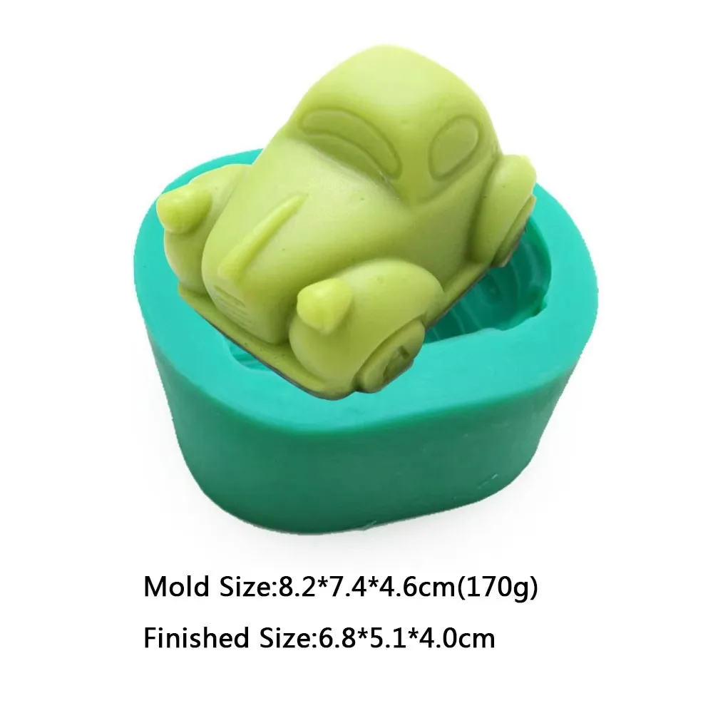 3D-Simulationsform für Auto, Bus, Taxi, Boot, Kerzen, Kuchendekoration, Backen, DIY, Harz, Aromatherapie, Silikonform, Gips, Ornament, Haushalt – Detail 10