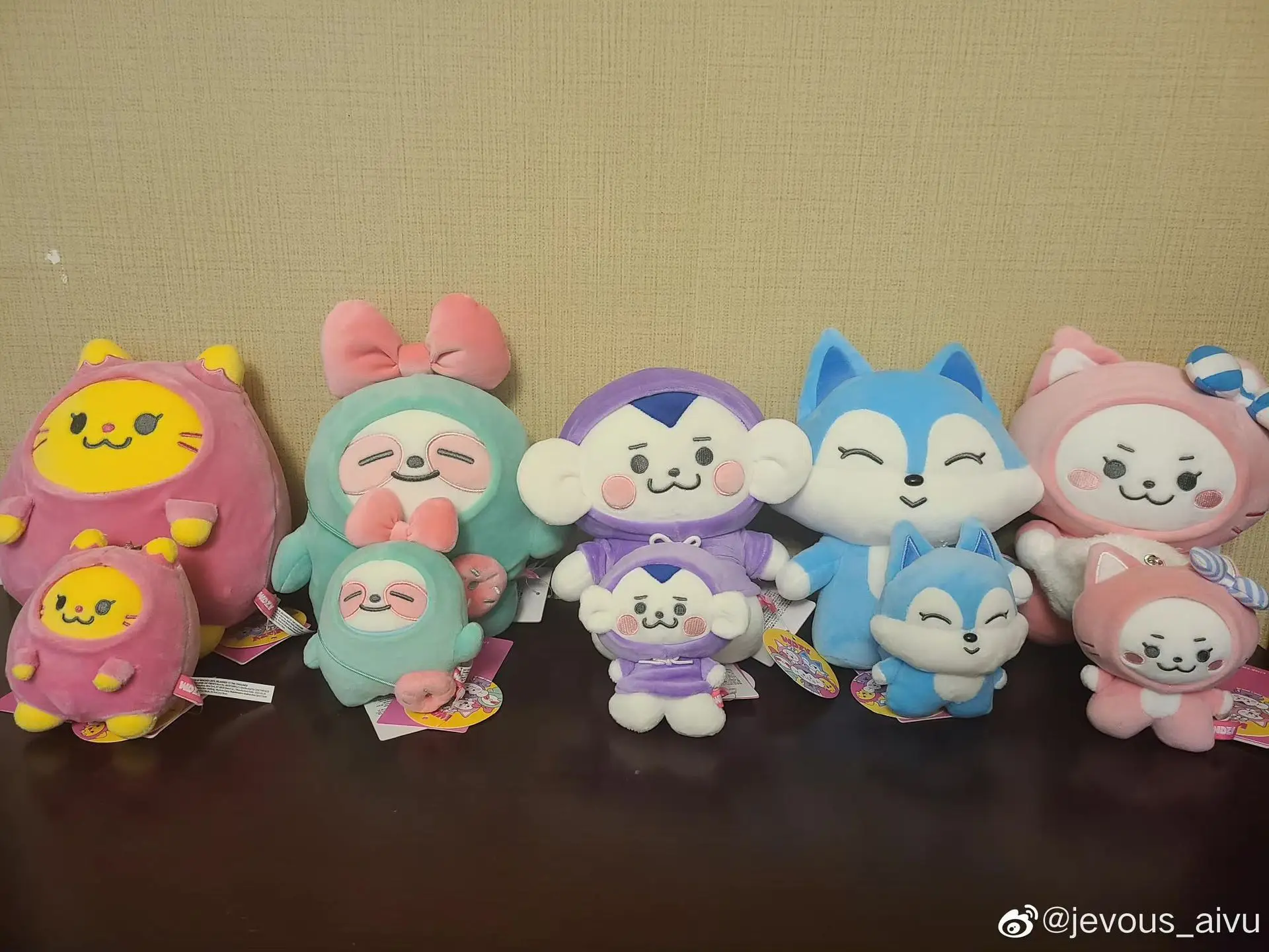 

15cm/20cm Korean Idol Group ITZY WDZY Lia Ryujin Yuna Plush Doll Kawaii Cute Stuffed Plush Toy For Fans Collection Gift