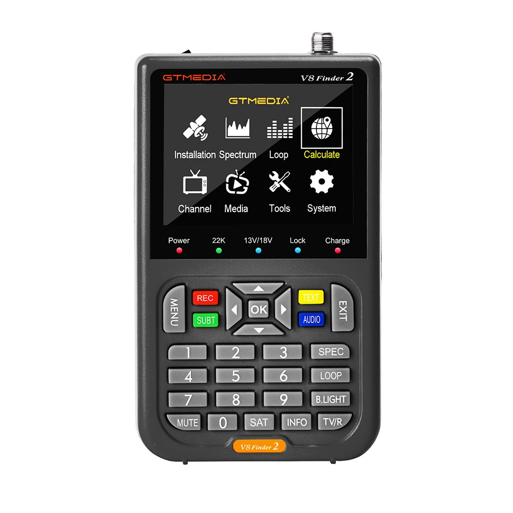 Digital Fta Dvb-S/S2/S2X Misuratore Di Segnale Misuratore Satellitare Rilevatore Rilevatore Ricevitore Schermo Lcd Per La Regolazione Del Piatto Tv Sa