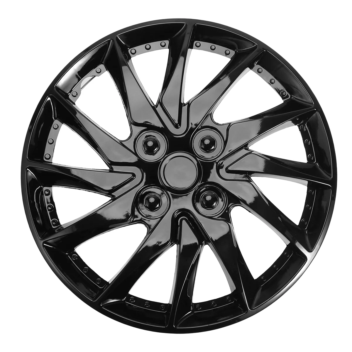 

Nolitoy Black Decor Tire Hub Cap Hubcap Wheel Covers Cars 14 Inch Car Hub Auto Refit Accessory Blue Black Hubcap Wheel Covers