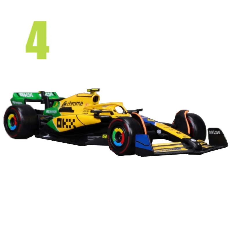 Bburago 1:43 Mercedes-AMG Petronas F1 Team W15 2024 #44 Hamilton #63 George Russell Alloy Car Die Cast Model Toy Collectible 3