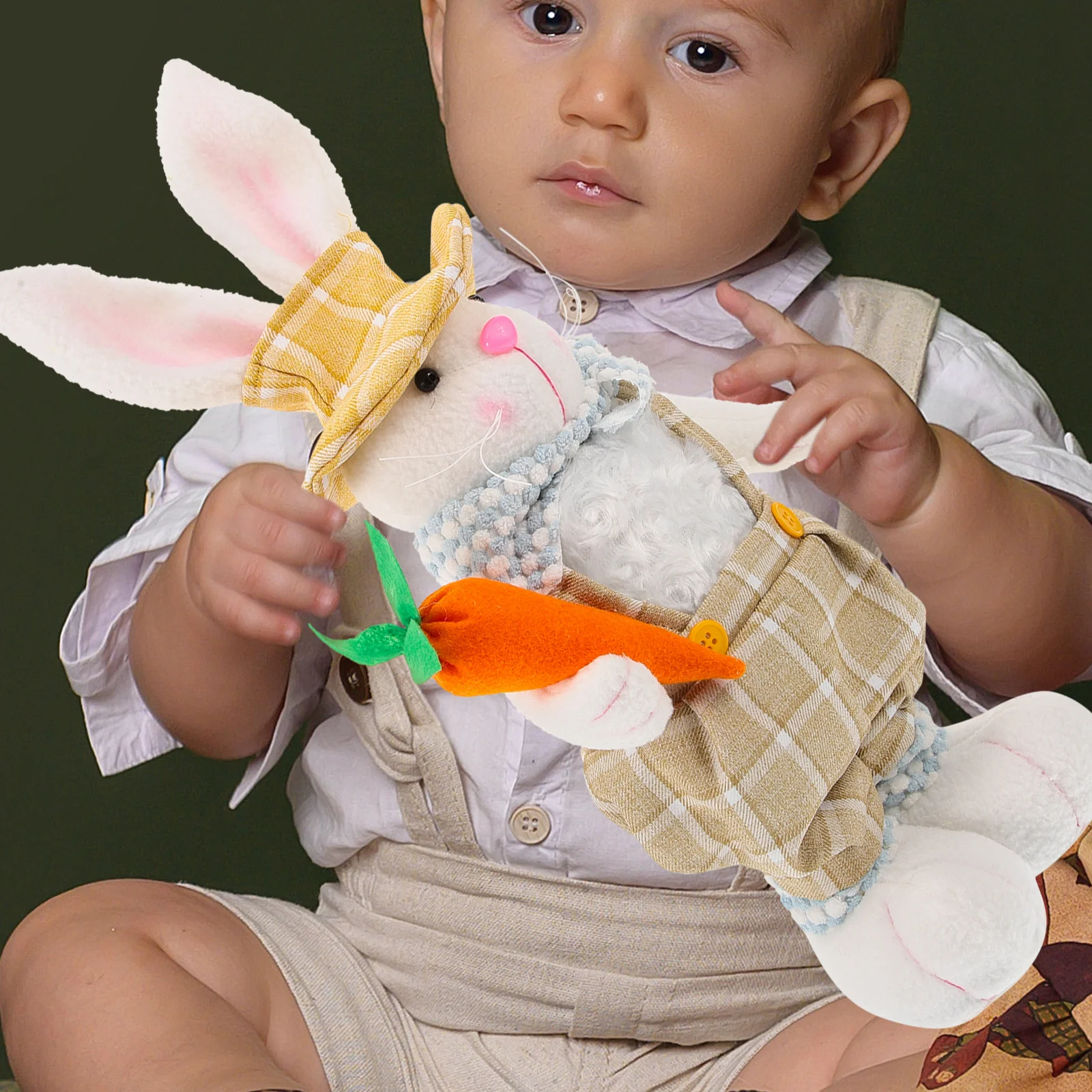 

Easter Plush Stuffed Bunny Desktop Decor Easter Bunny Easter Spring Desktop Rabbit