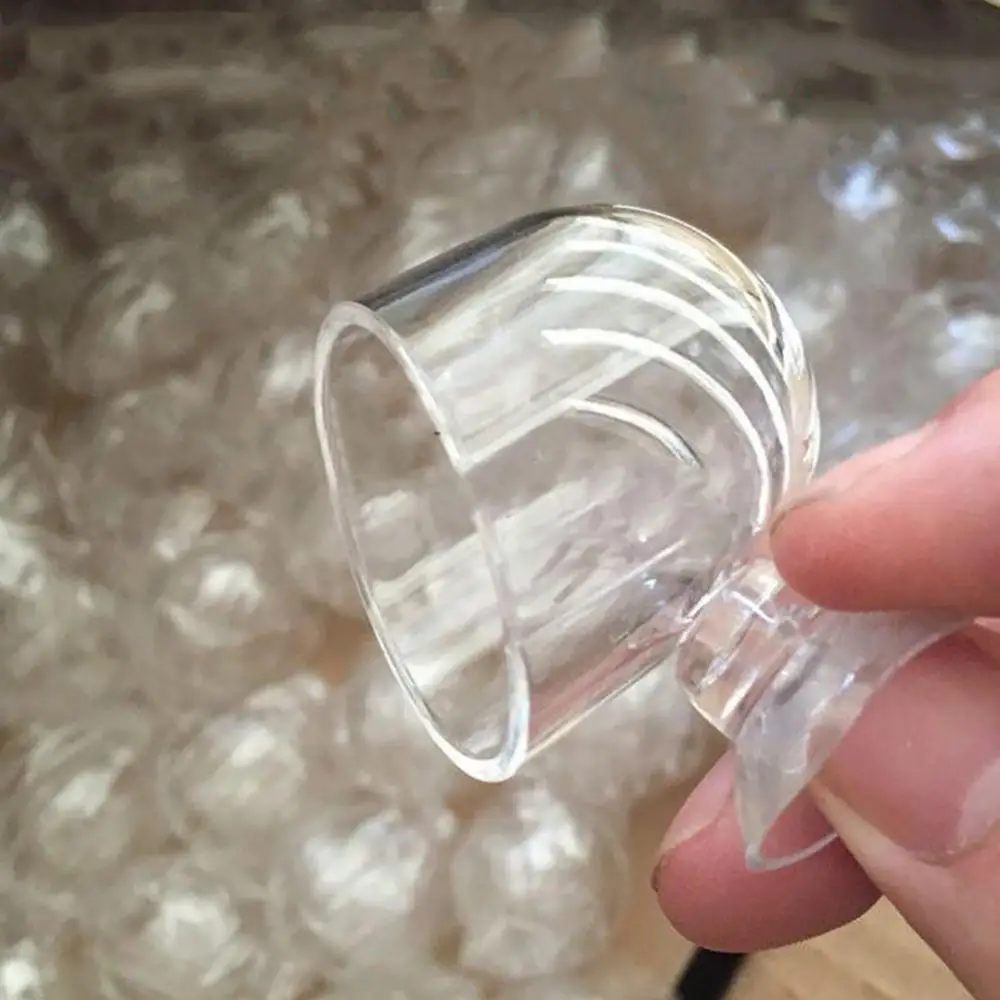 Aquarium Fish Tank Plant Cup Acrylic Red Worm Feeding Container Holder Pot Seeds Mud For Aquarium Lanscape Decor Faux Crystal