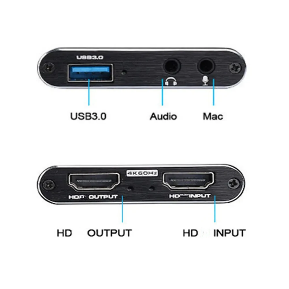 4K Video Capture Card HDMI-compatible to USB 3.0