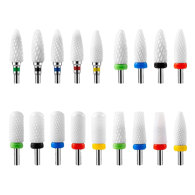Nail Drill Bit Tungsten Steel Milling Cutter Manicure Electric Nail Files Grinding Bits Mills Cutter Burr Accessories