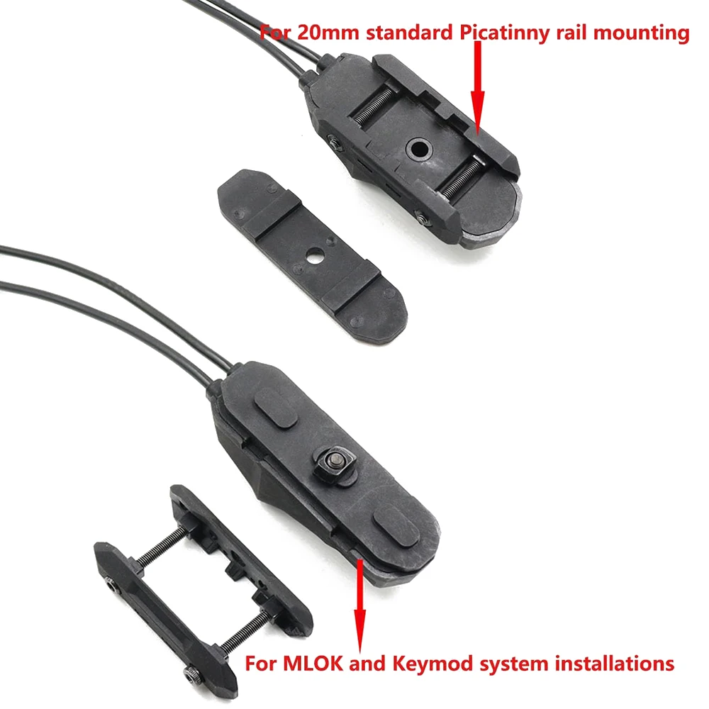 Tactical AXON Remote In-Line Dual Function Pressure Switch Flashlight PEQ NGAL L