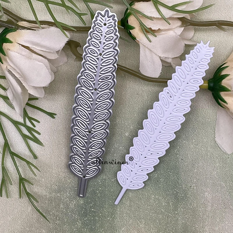 New Leaf Strip Decoration Diy Craft Metal Cutting Die Scrapbook Album Di Carte Di Carta In Rilievo Modello Artigianale Stencil Dies