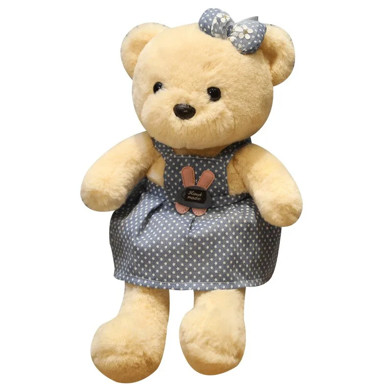 Hot Super Soft Lovely Teddy Bear with Skirt Plush Toys Stuffed Animal Doll Kids Baby Children Girl Birthday Christmas Gift