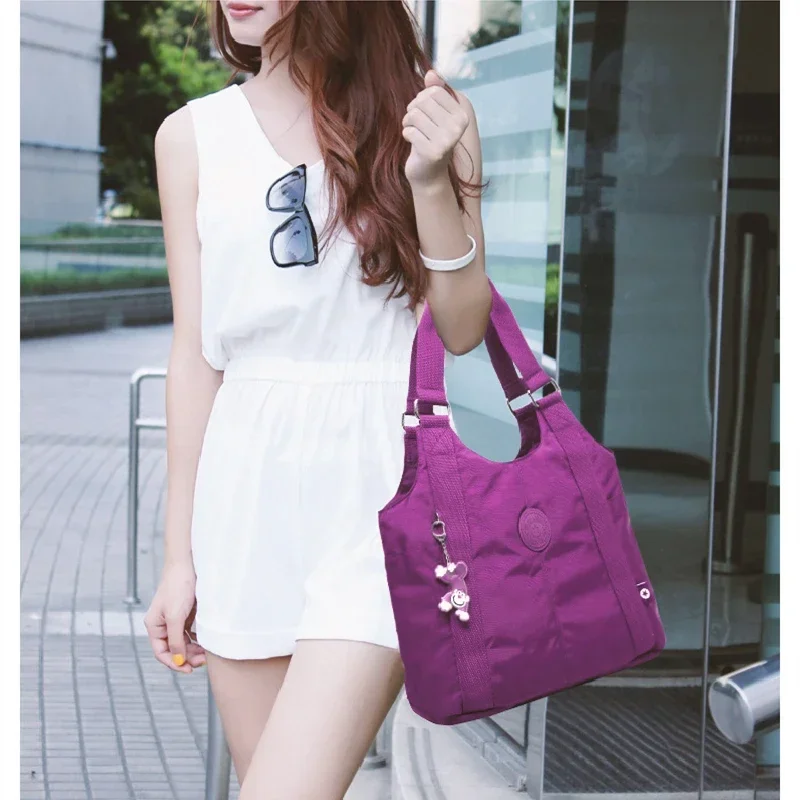 Waterproof Nylon Messenger Bag for Men and Women