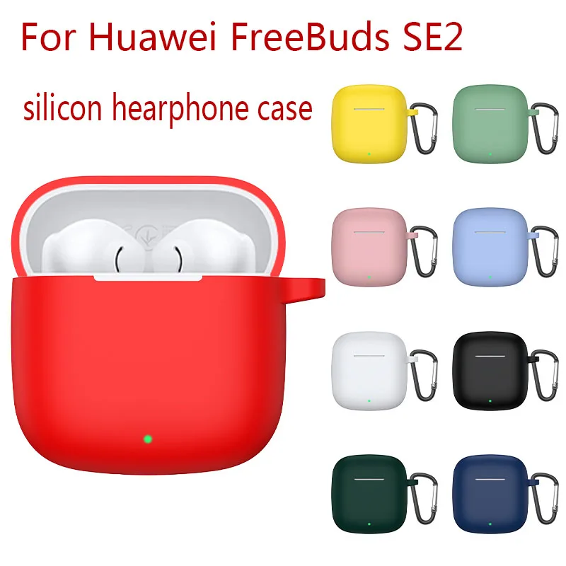 For huawei FreeBuds SE2 Case Solid Color Silicone Shockproof