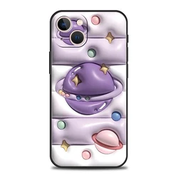 Adorable Cartoon Design Silicone Phone Case Cover - Soft Protective s Shell - iPhone 14 (A1)