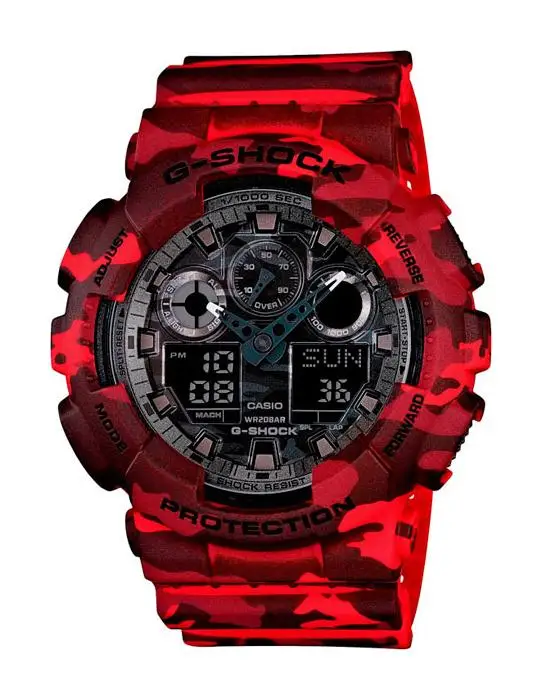  Часы наручные Casio мужские GA-100CM-4A | Наручные часы