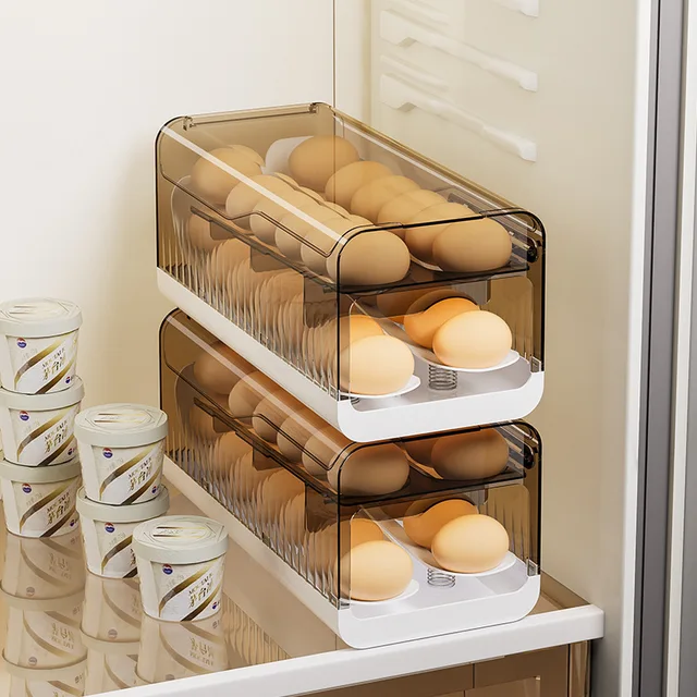 Kitchen Automatic Rolling Egg Holder 5