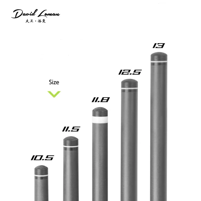 DAVID LOMAN Carbon Fiber Pool Cue shaft  29 Inches -3/8*10,Low Deflection Pool cue shaft,Professional Cue Stick with Case 1