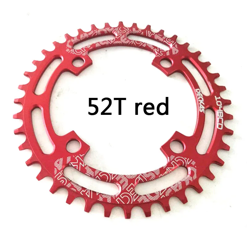Aluminum MTB Chainring Sprocket Wheel, 40-52T, Free Shipping