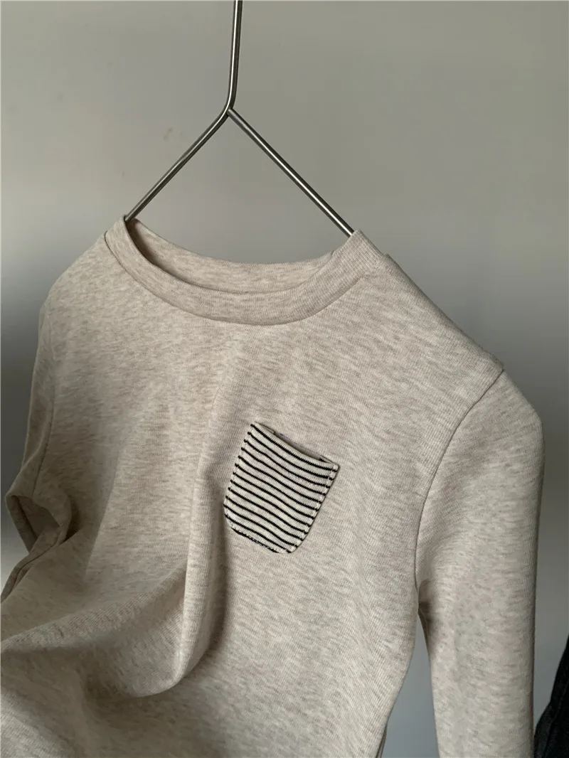 2025 Autumn New Baby Long Sleeve T Shirts Boys Girls Striped Casual Tops Toddler Loose Versatile Bottoming Shirt Kids Clothes 5 2025 Autumn New Baby Long Sleeve T Shirts Boys Girls Striped Casual Tops Toddler Loose Versatile Bottoming Shirt Kids Clothes - Image 5
