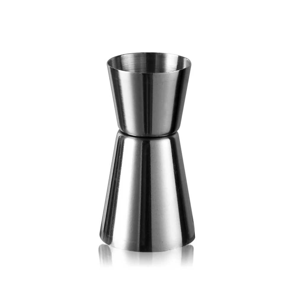 Double Head Design Cocktail Shaker Measure Jigger Cup 15/30ml 25/50ml Stainless Steel Measure Cup Dual Shot Drink Bar Tools
