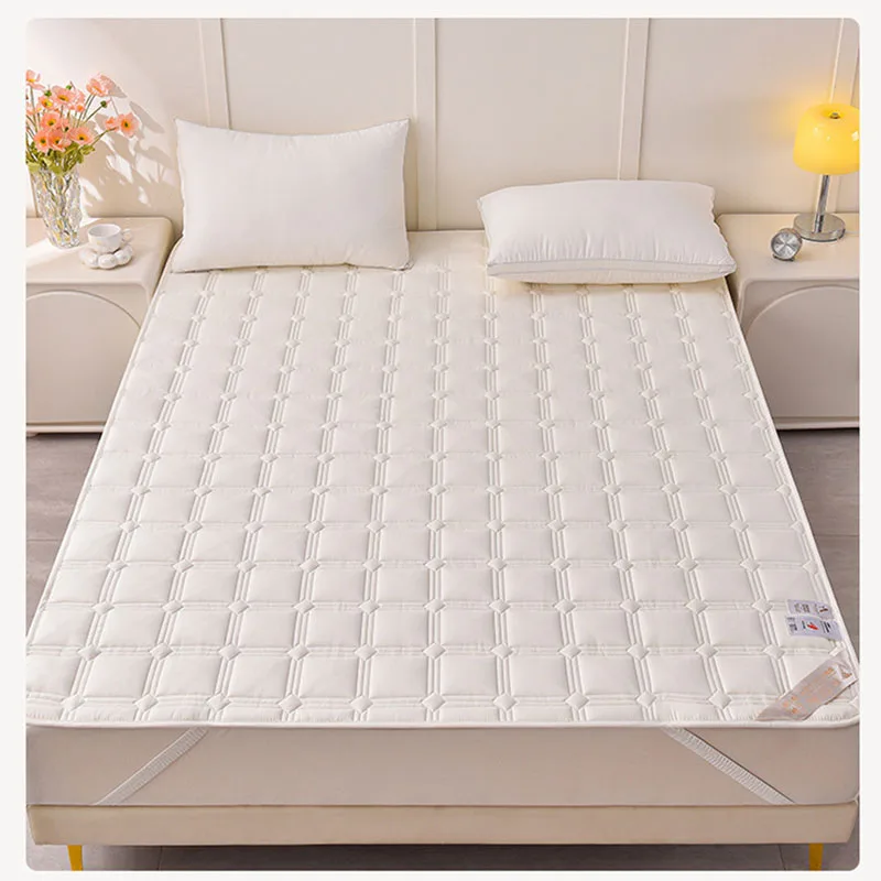 Soybean Raw Cotton Pad Household Soft Cushion Dir-Proof Protective Thick Padded Mattress Topper For Daily Home Bedroom Supplies