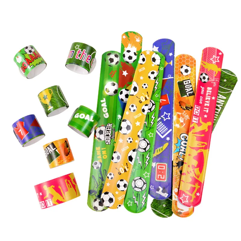 12/24 stücke Fußball Clap Kreis Welt Dekoration Fußball Armband Kinder Fußball Sport Thema Geburtstag Party Favor Supplies – Detail 8