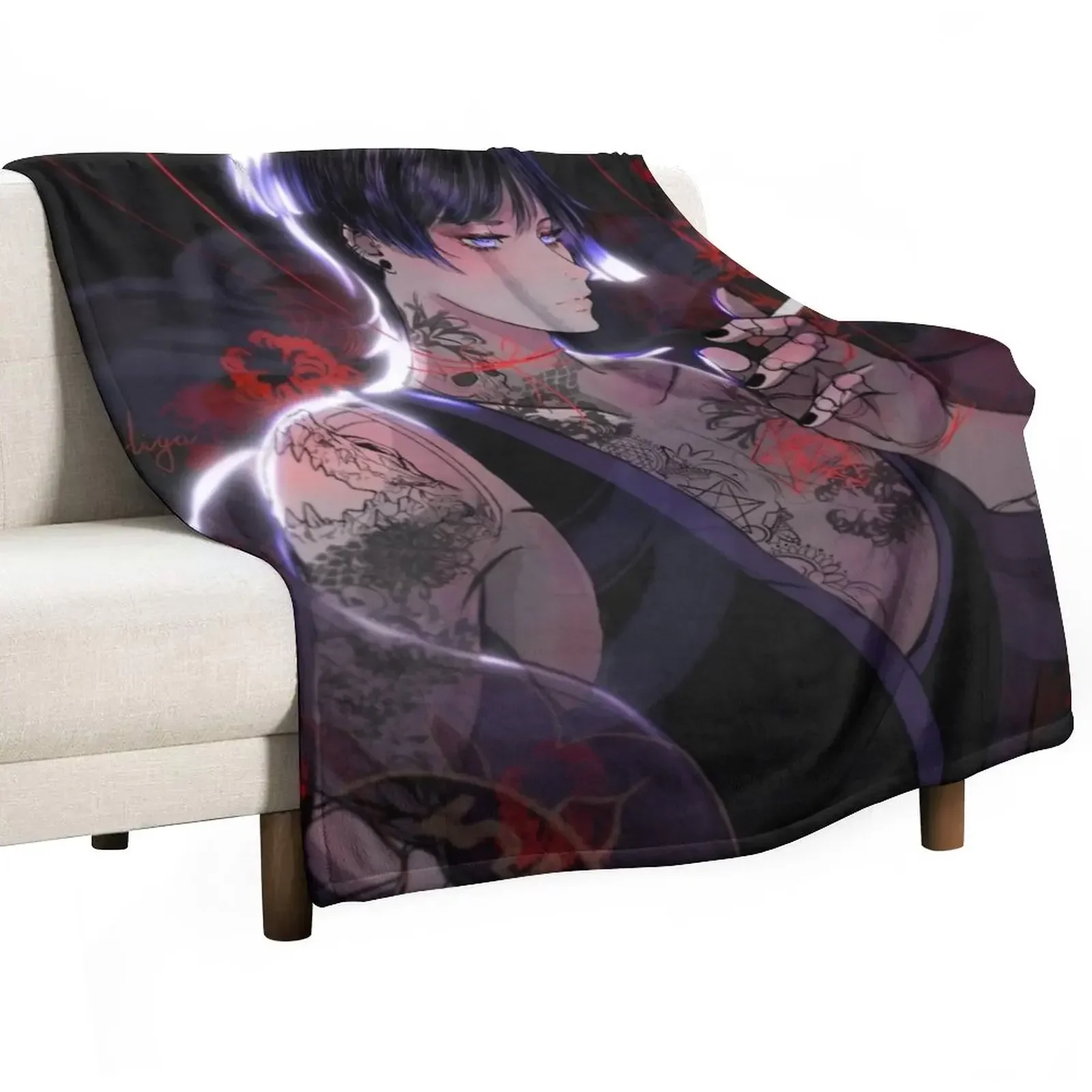 

scaramouch modern Throw Blanket Soft Beds Flannels Blankets