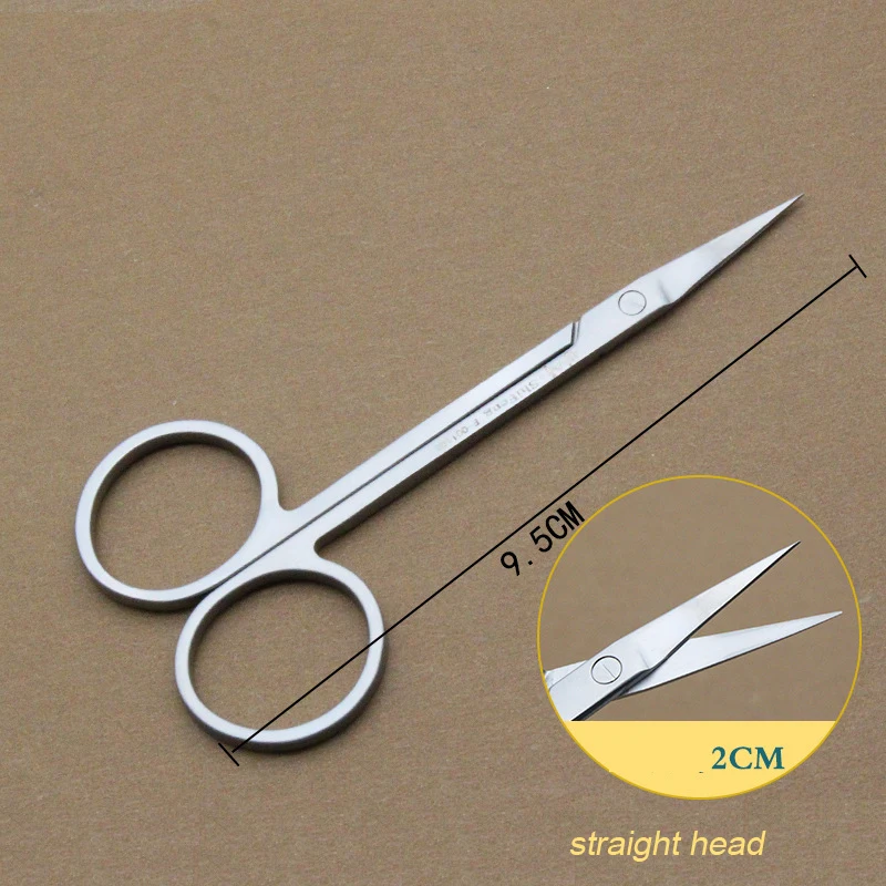 Description Picture 3 of itemStainless steel surgical scissors double eyelid eye-opening buried surgical instruments removal ophthalmic small scissors