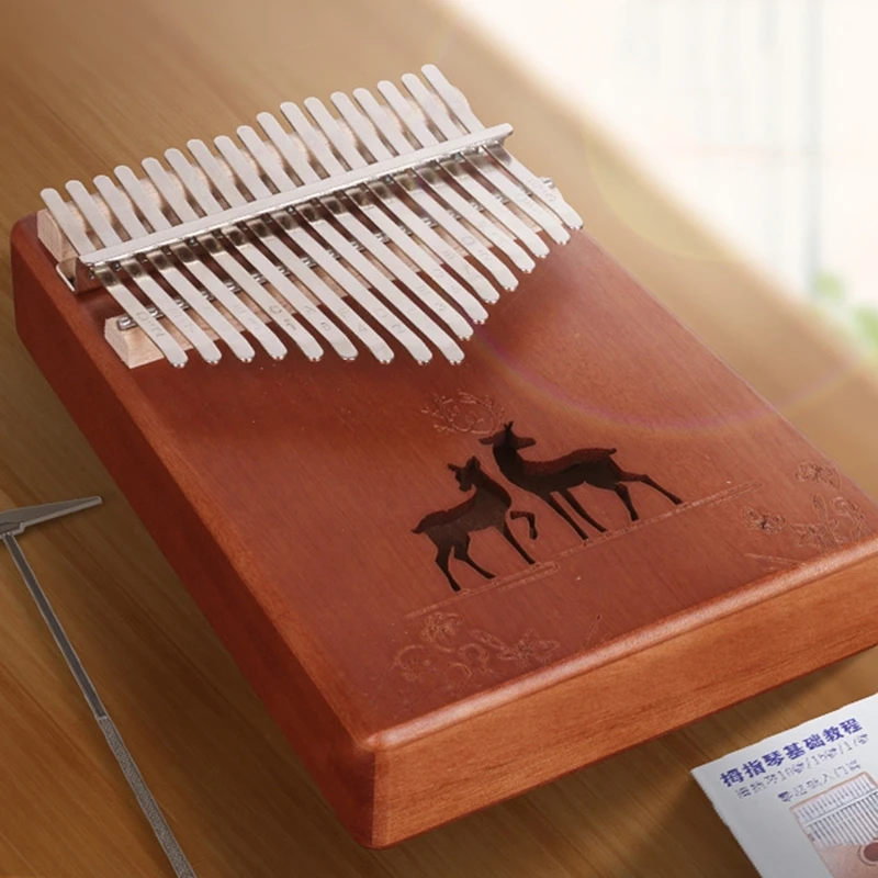 17 Keys Kalimba Thumb Piano 17 Key Finger Piano Thumb Instrument for Kids Adults Beginners Birthday Musical Gift
